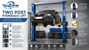 Read more about the article Two Post Hydraulic Vehicle Lift: The Best Solution for Your Lifting Needs