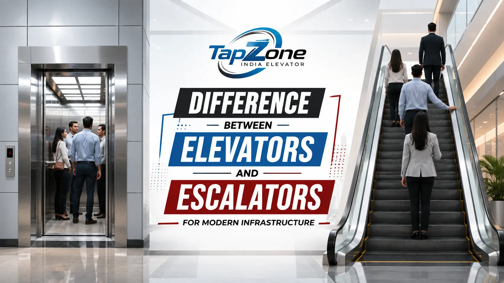 Read more about the article Difference Between Elevator and Escalators for Modern Infrastructure
