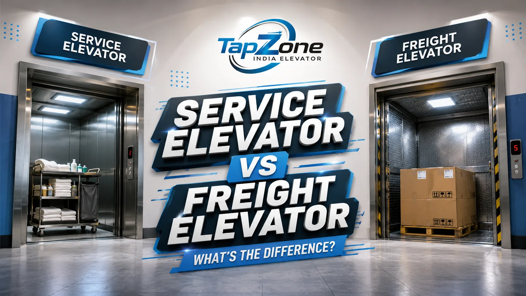 Read more about the article Service Elevator vs Freight Elevator: What’s the Difference?