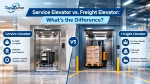 Read more about the article Service Elevator vs. Freight Elevator: What’s the Difference?